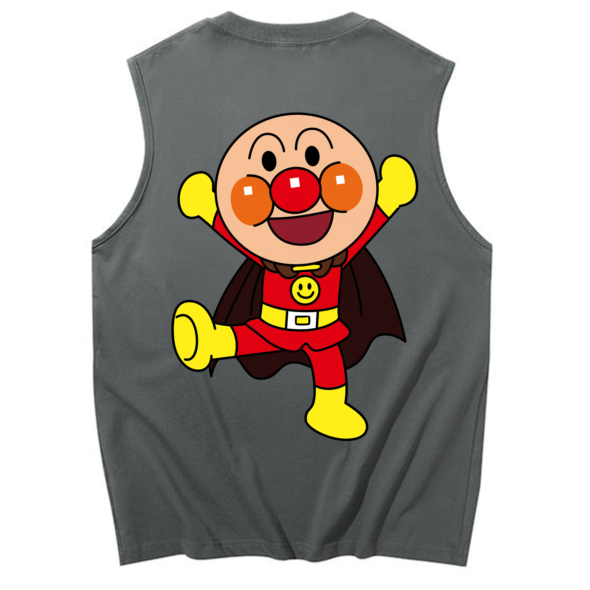 （画像用） アンパンマン Anpanman コットン100％タンクトップ（背面プリント）